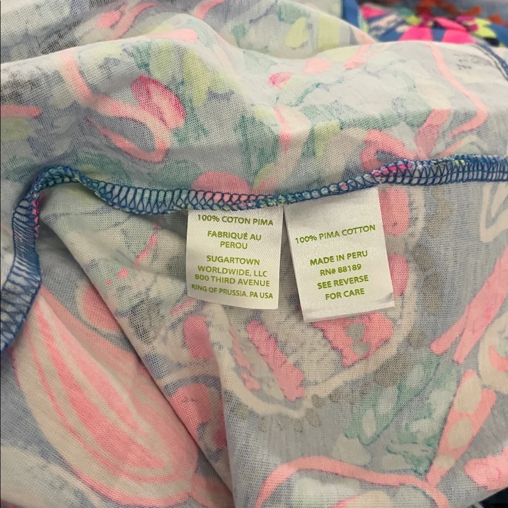 Lilly Pulitzer Amina Dress Fantasy Garden Size Medium - Picture 8 of 8